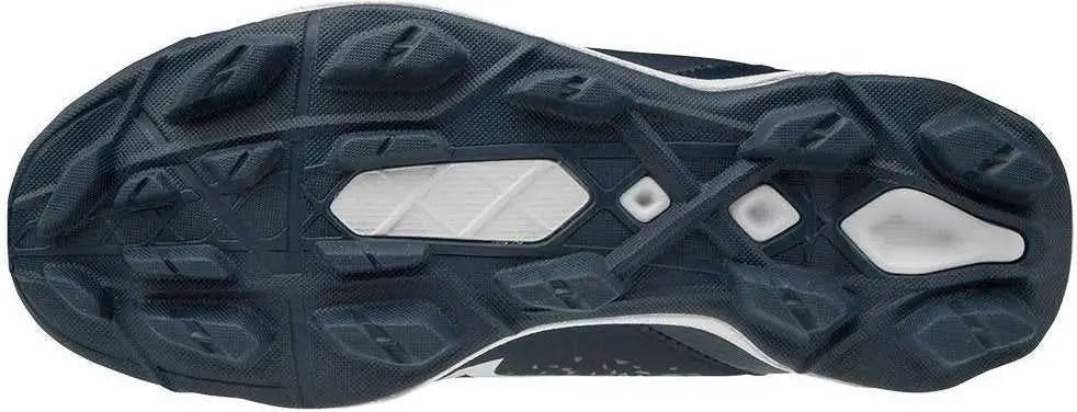Mizuno 320584 Select Nine Low Molded Cleats - Navy White