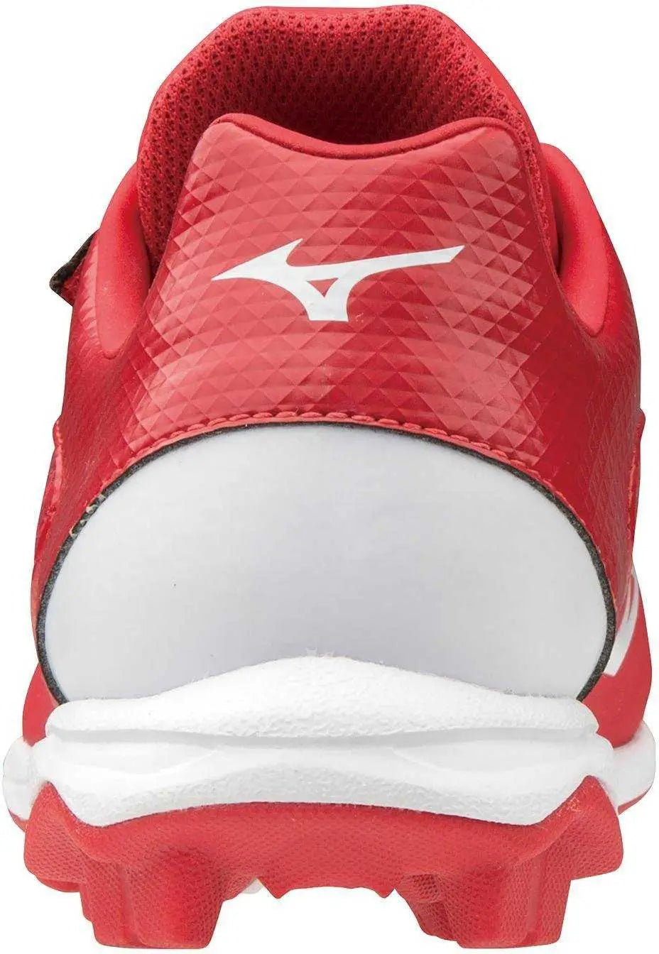 Mizuno 320584 Select Nine Low Molded Cleats - Red White