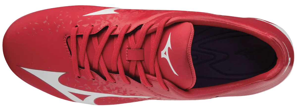 Mizuno 320584 Select Nine Low Molded Cleats - Red White