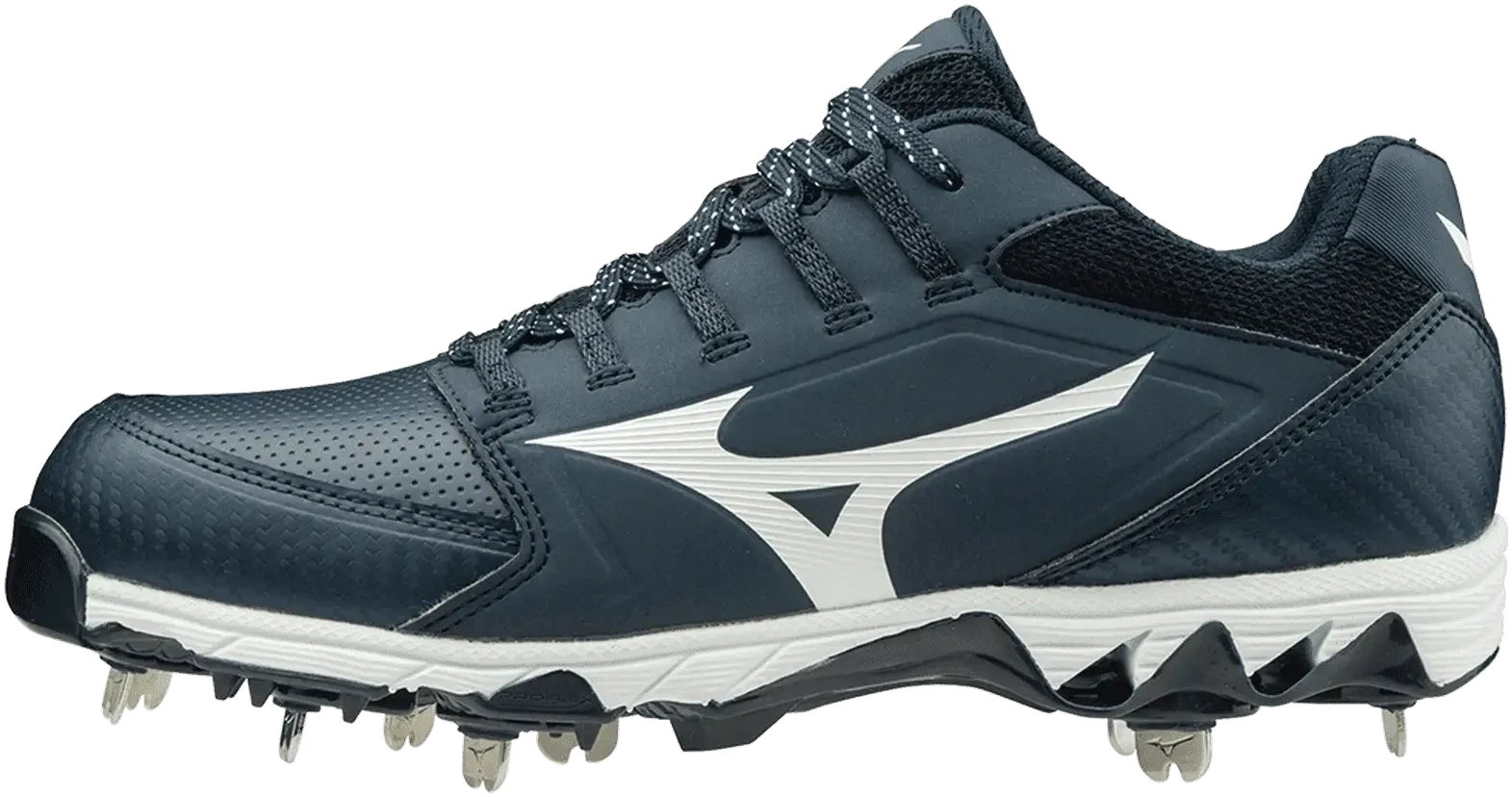 Mizuno 320588 9-spike Swift 6 Cleats - Navy White