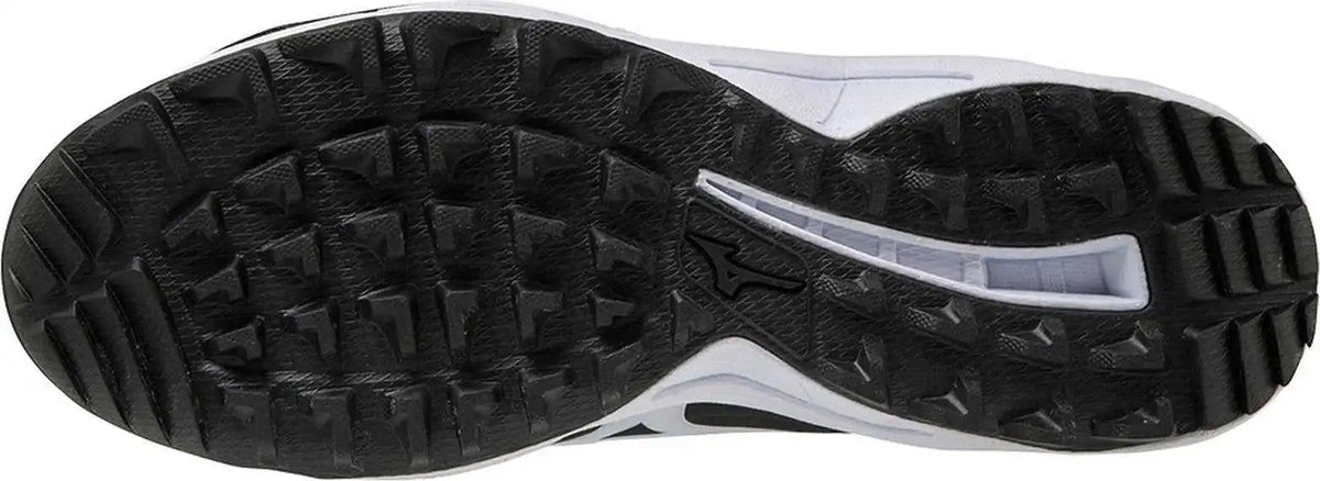Mizuno 320619 Dominant 3 All Surface Women’s Turf Shoe - Black White