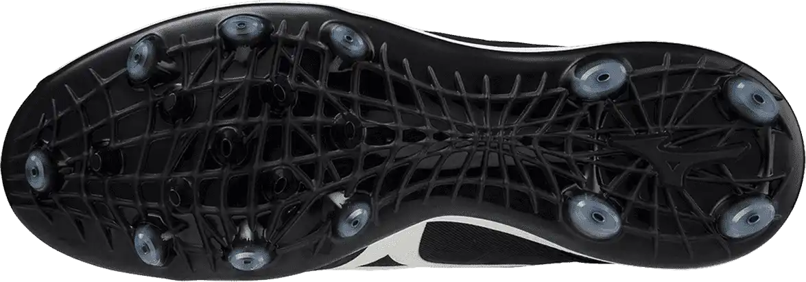 Mizuno 320653 Ambition 2 Tpu Low Men’s Molded Baseball Cleat - Black White