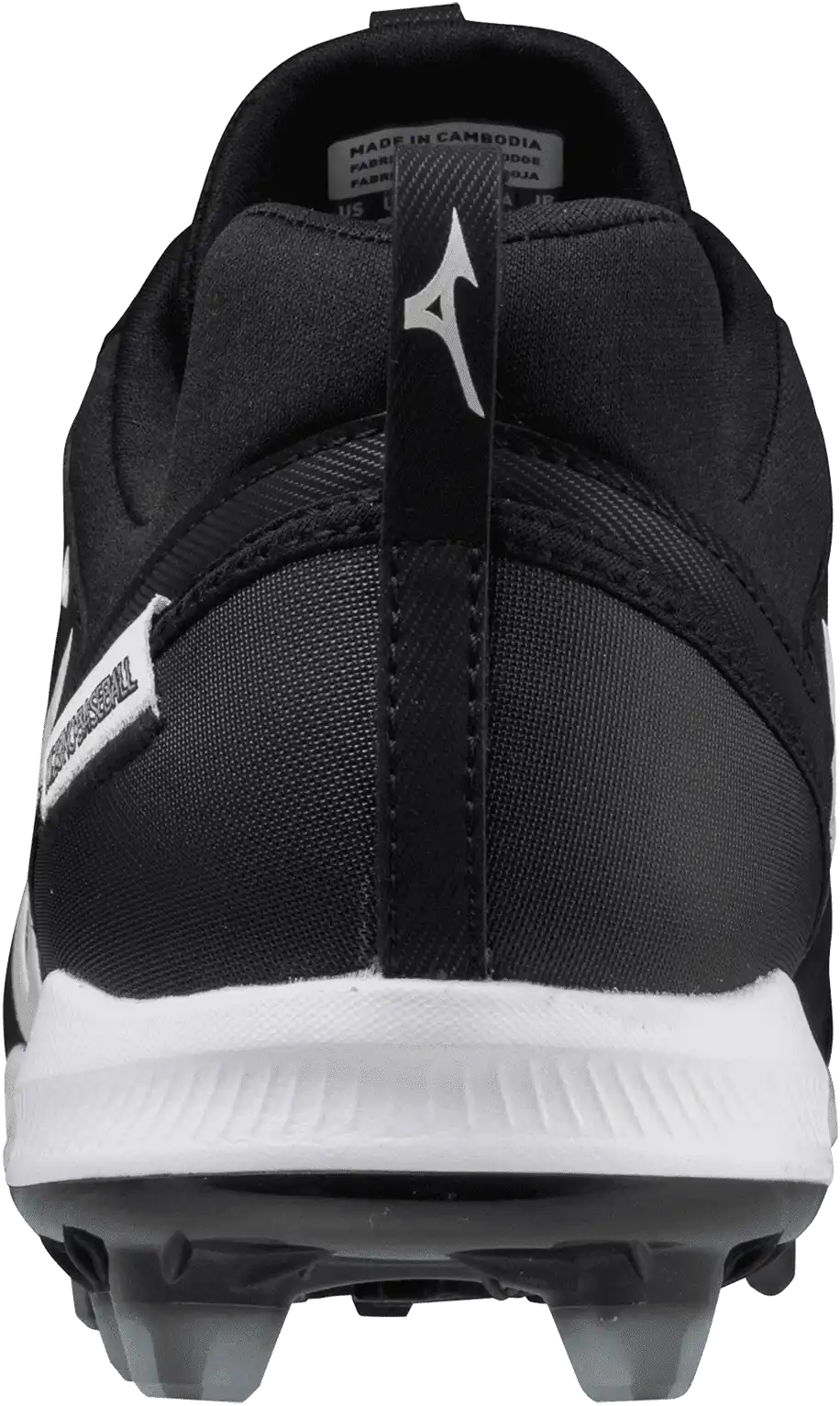 Mizuno 320653 Ambition 2 Tpu Low Men’s Molded Baseball Cleat - Black White