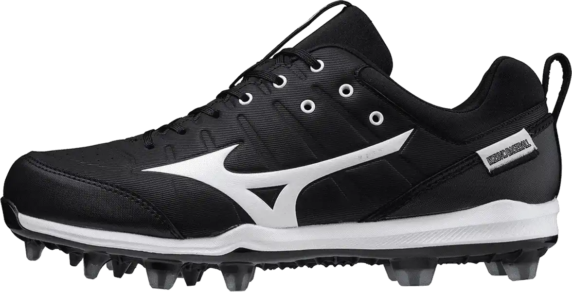 Mizuno 320653 Ambition 2 Tpu Low Men’s Molded Baseball Cleat - Black White
