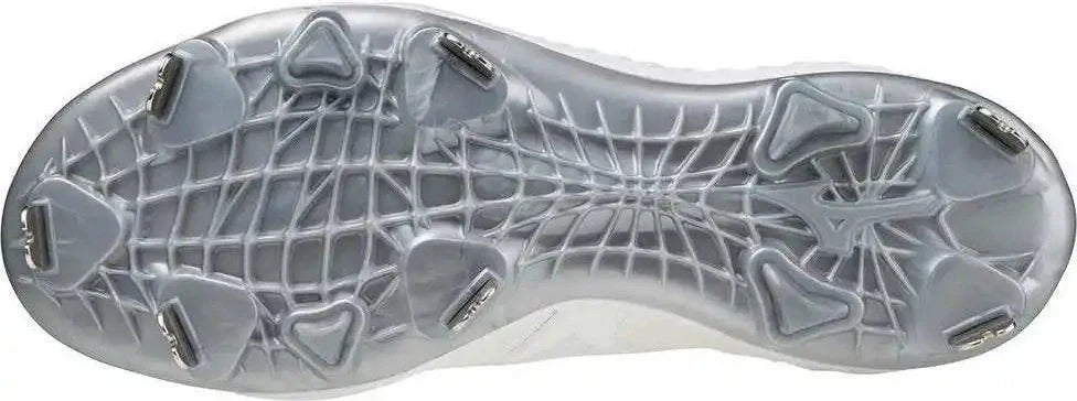 Mizuno 320655 Dominant Knit Women’s Metal Softball Cleat - White