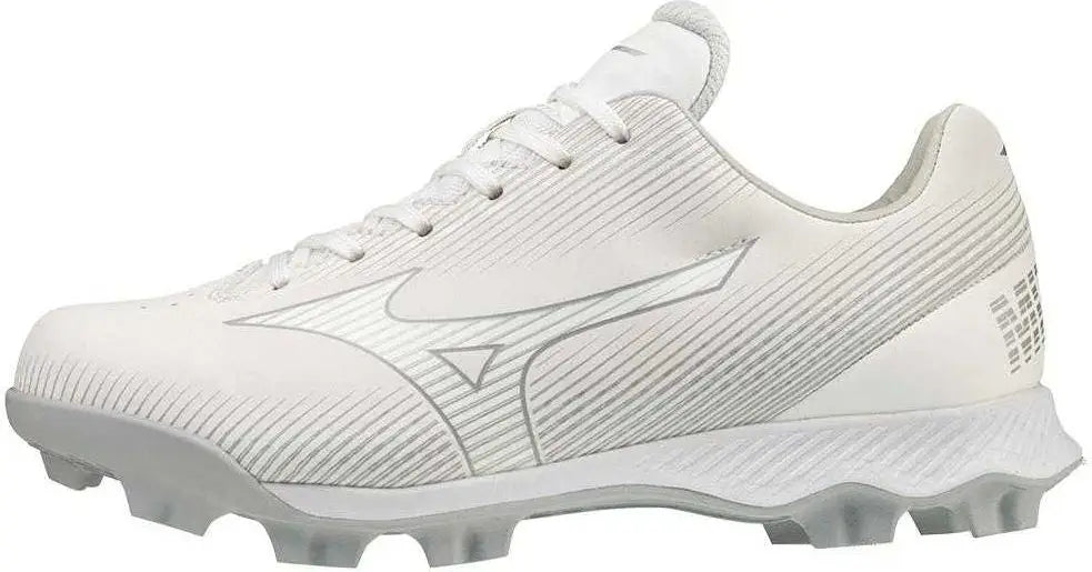 Mizuno 320666 Youth Wave Finch Lightrevo Jr Low Molded Cleats - White