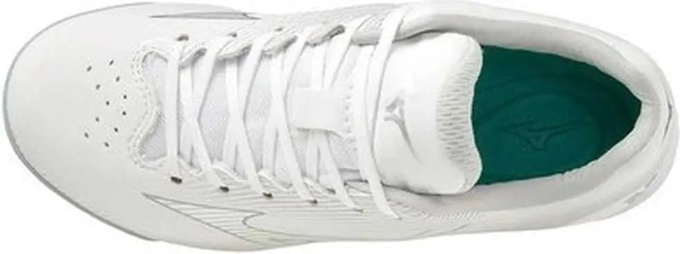 Mizuno 320666 Youth Wave Finch Lightrevo Jr Low Molded Cleats - White