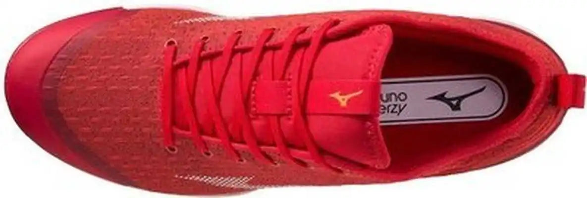Mizuno 320667 Dominant 4 Low Metal Cleats - Red White