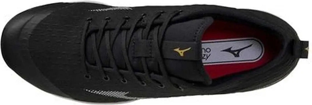 Mizuno 320670 Dominant 4 Low Molded Cleats - Black White