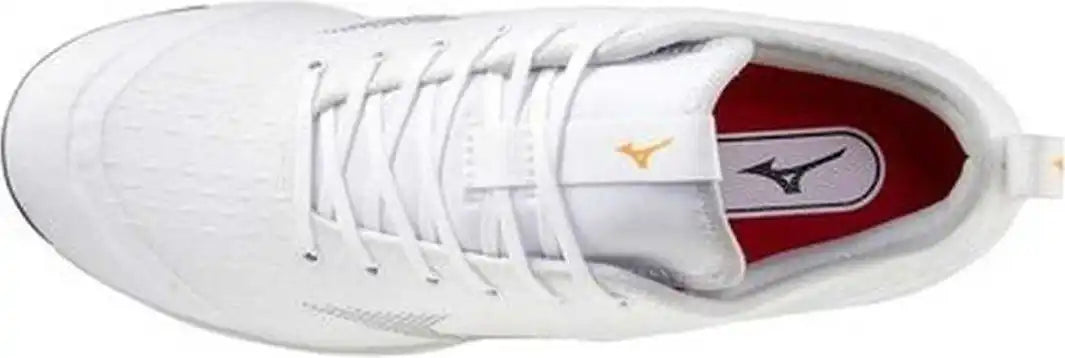 Mizuno 320670 Dominant 4 Low Molded Cleats - White