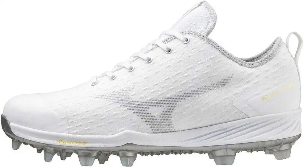 Mizuno 320670 Dominant 4 Low Molded Cleats - White
