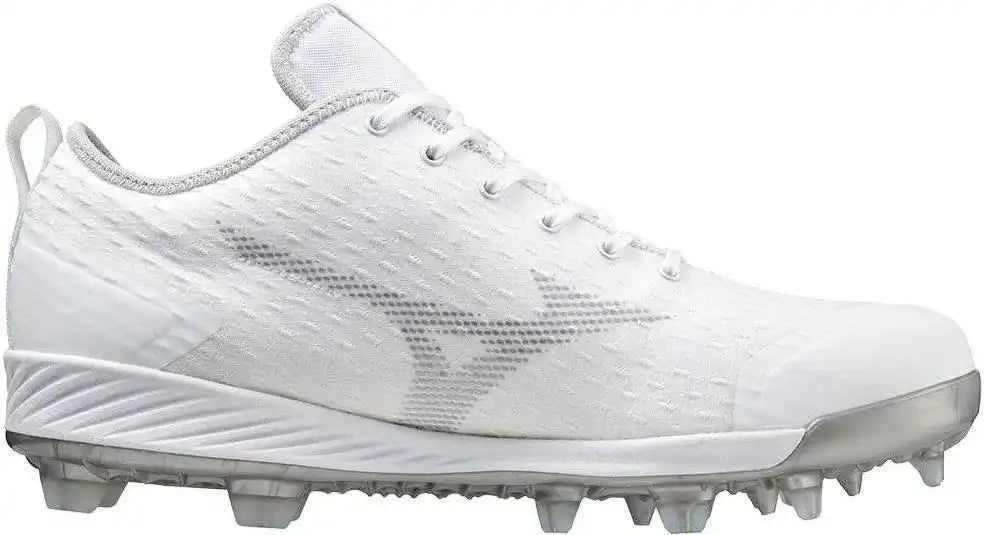 Mizuno 320670 Dominant 4 Low Molded Cleats - White