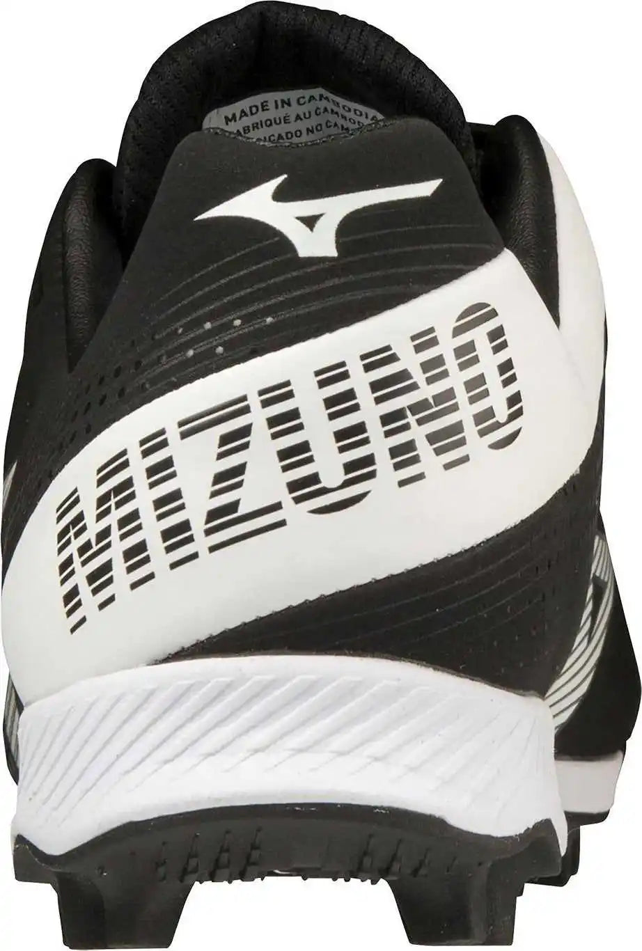 Mizuno 320673 Youth Wave Lightrevo Jr Low Molded Cleats - Black White