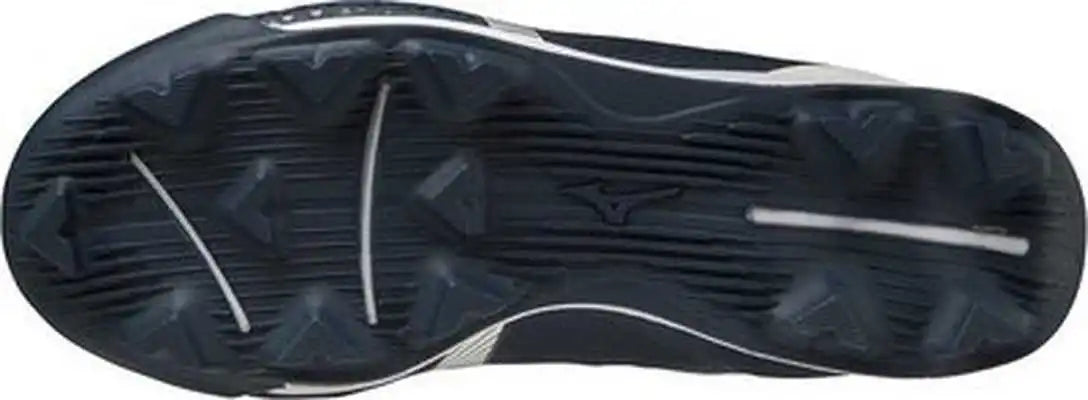 Mizuno 320673 Youth Wave Lightrevo Jr Low Molded Cleats - Navy White