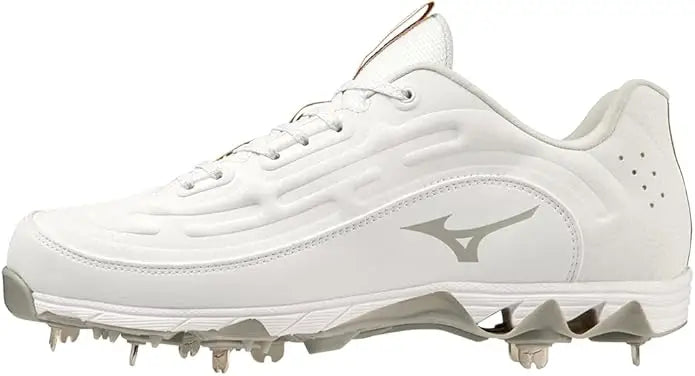 Mizuno 320682 9 Spike Ambition 3 Men’s Metal Cleats - White