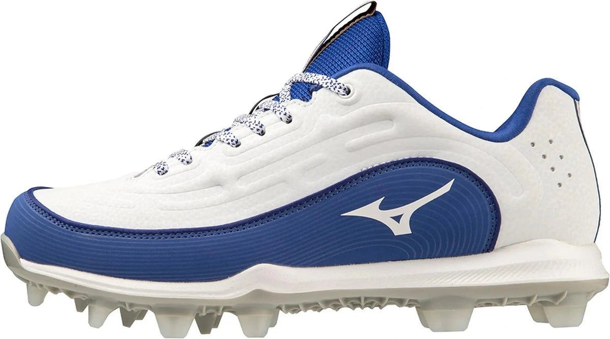 Mizuno 320687 Finch Elite 6 Softball Cleats - White Royal
