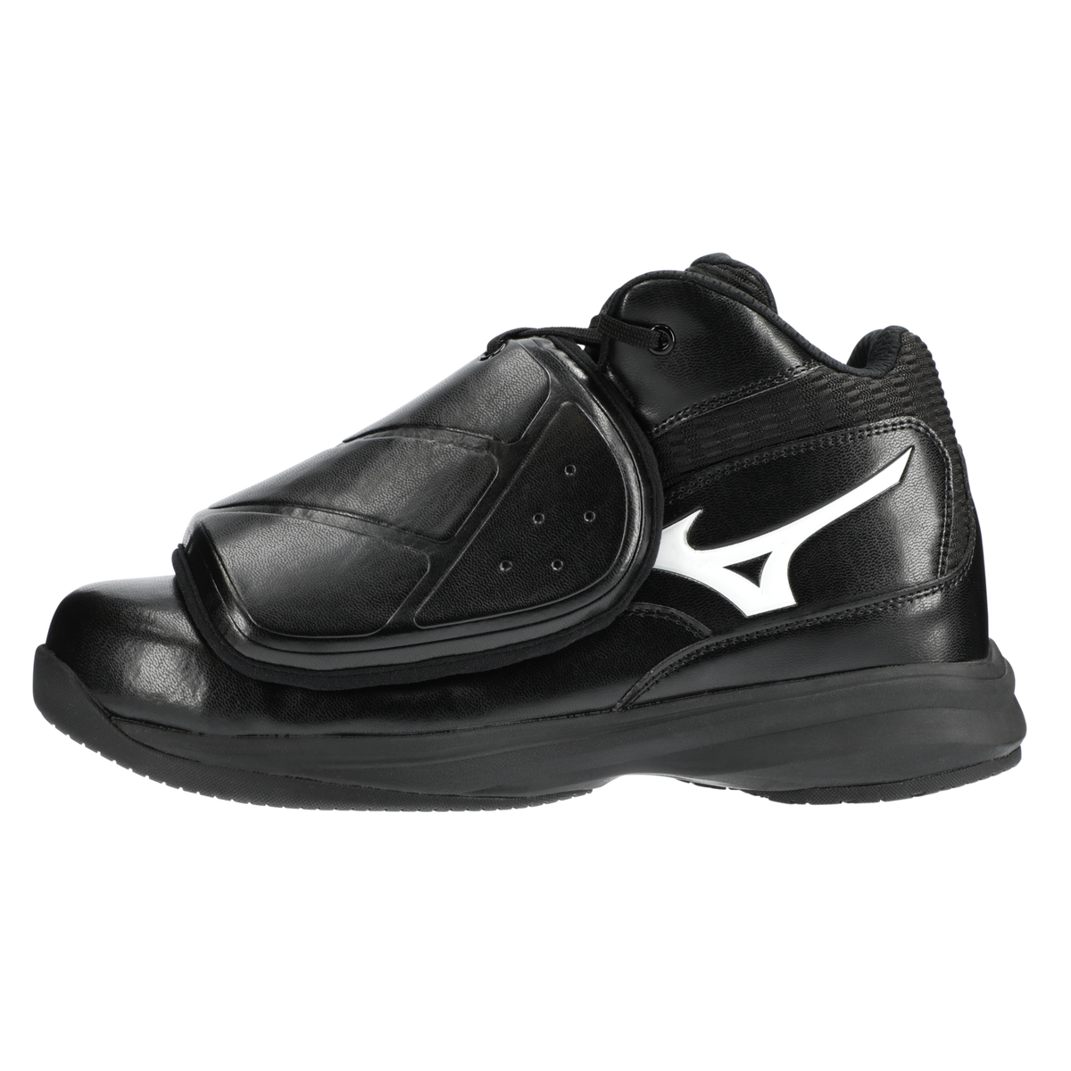 Mizuno 320693 Pro Wave Umpire Plate Shoe - Black White - 10