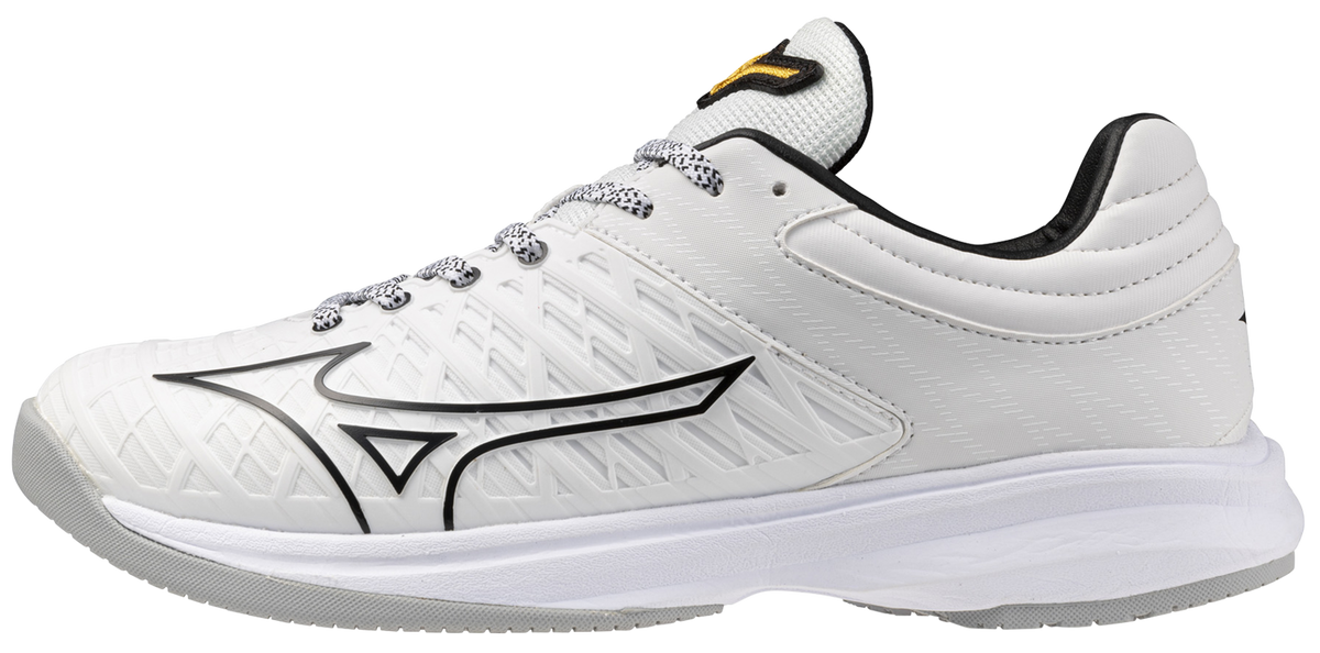 Mizuno 320700 Pro Fastpitch Low Metal Shoe - Black-white