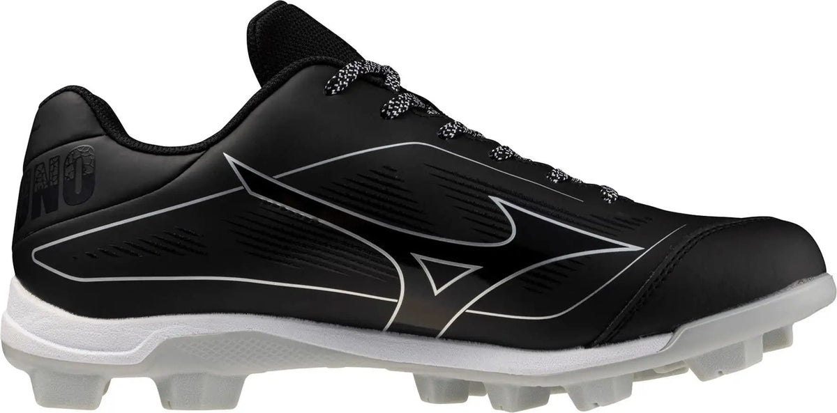 Mizuno 320707 Cushionrevo Diamond Tpu Molded Cleats - Black White