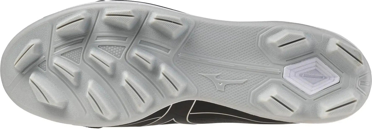 Mizuno 320707 Cushionrevo Diamond Tpu Molded Cleats - Black White