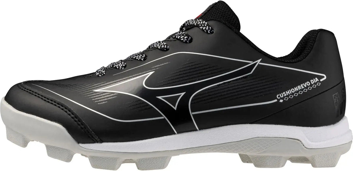Mizuno 320709 Cushionrevo Diamond Jr - Black White