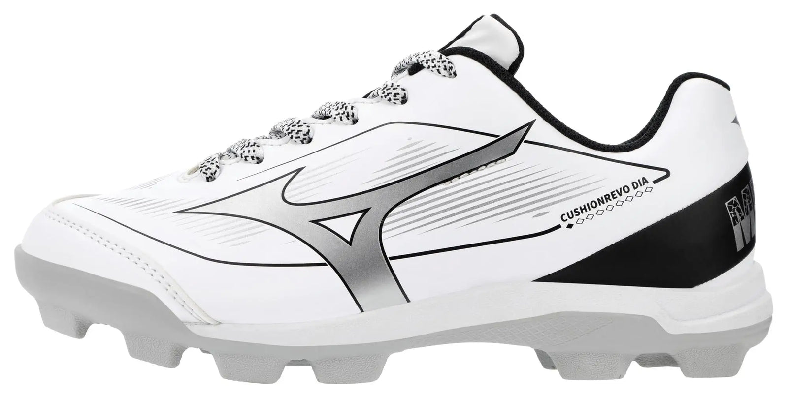 Mizuno 320709 Cushionrevo Diamond Jr - White Black