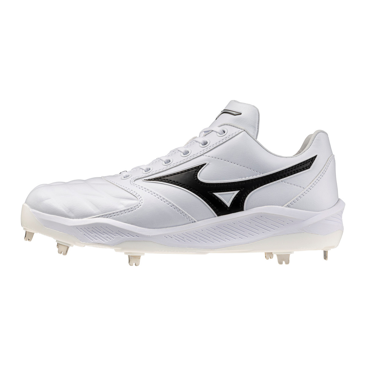 Mizuno 320719 Men’s Pro Select Metal Baseball Cleat - White - 10
