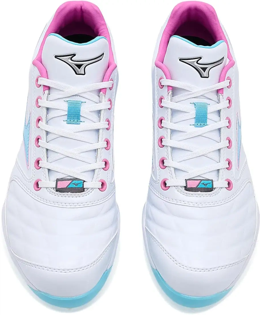 Mizuno 320720 Pro Select Fastpitch Metal Cleat - White Pink