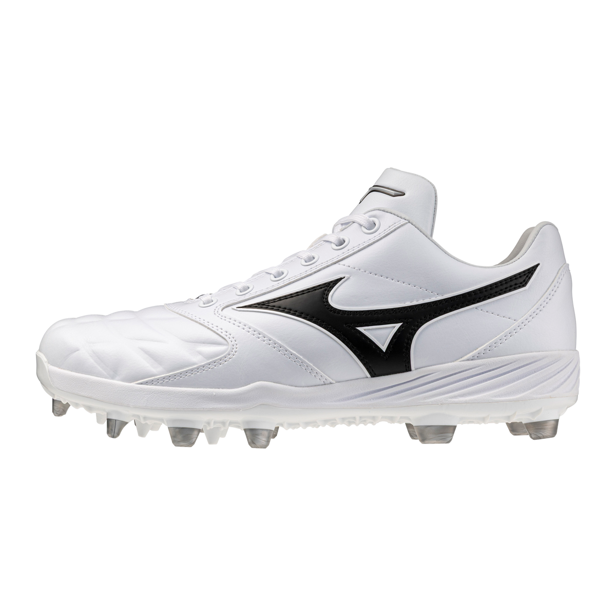 Mizuno 320722 Men’s Pro Select Tpu Baseball Cleat - White - 10