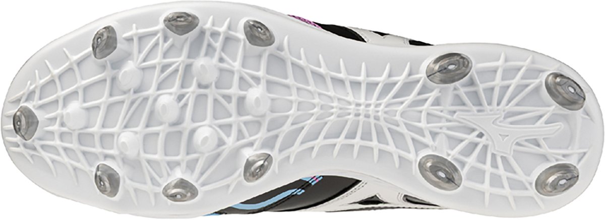 Mizuno 320722 Pro Select Tpu Molded Baseball Cleats - Bright Pink Blue