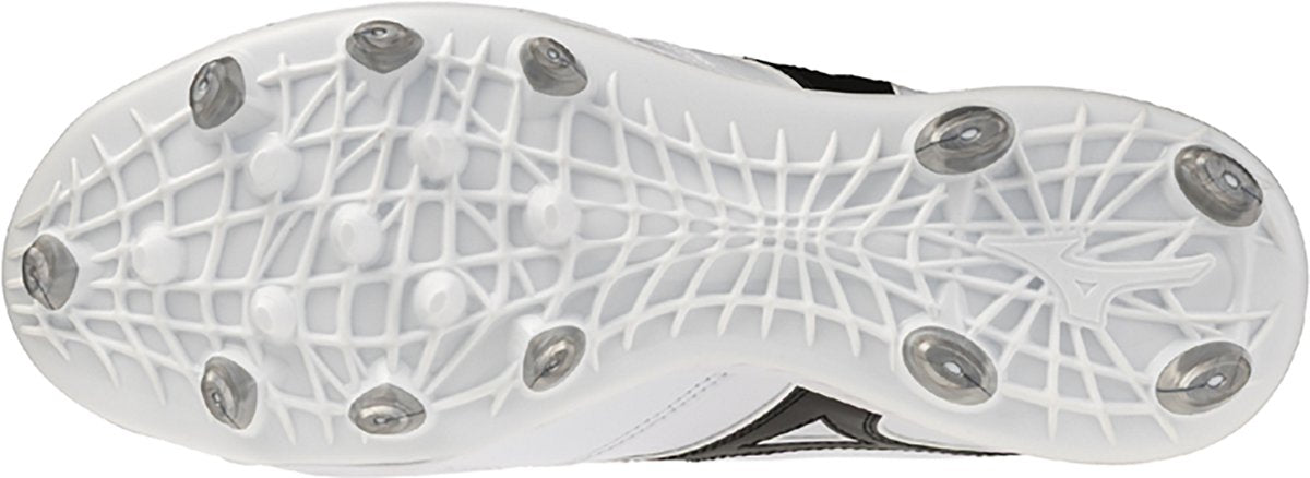 Mizuno 320722 Pro Select Tpu Molded Baseball Cleats - White