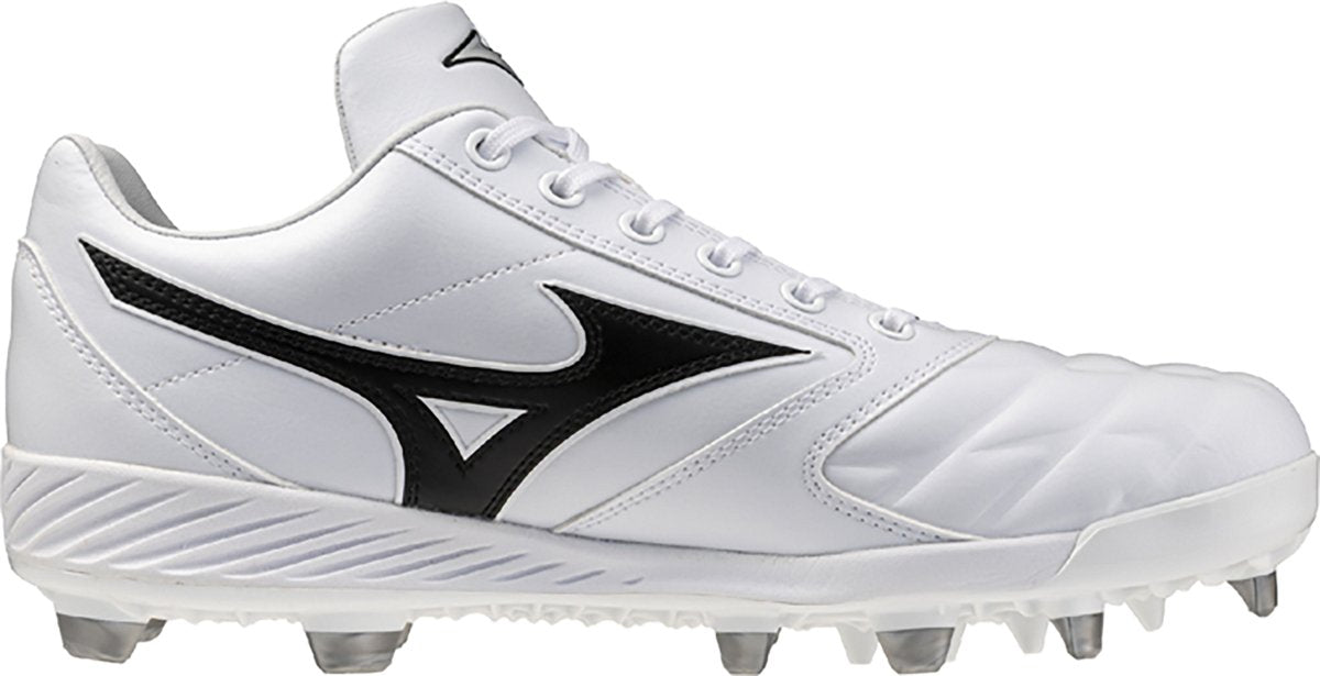 Mizuno 320722 Pro Select Tpu Molded Baseball Cleats - White