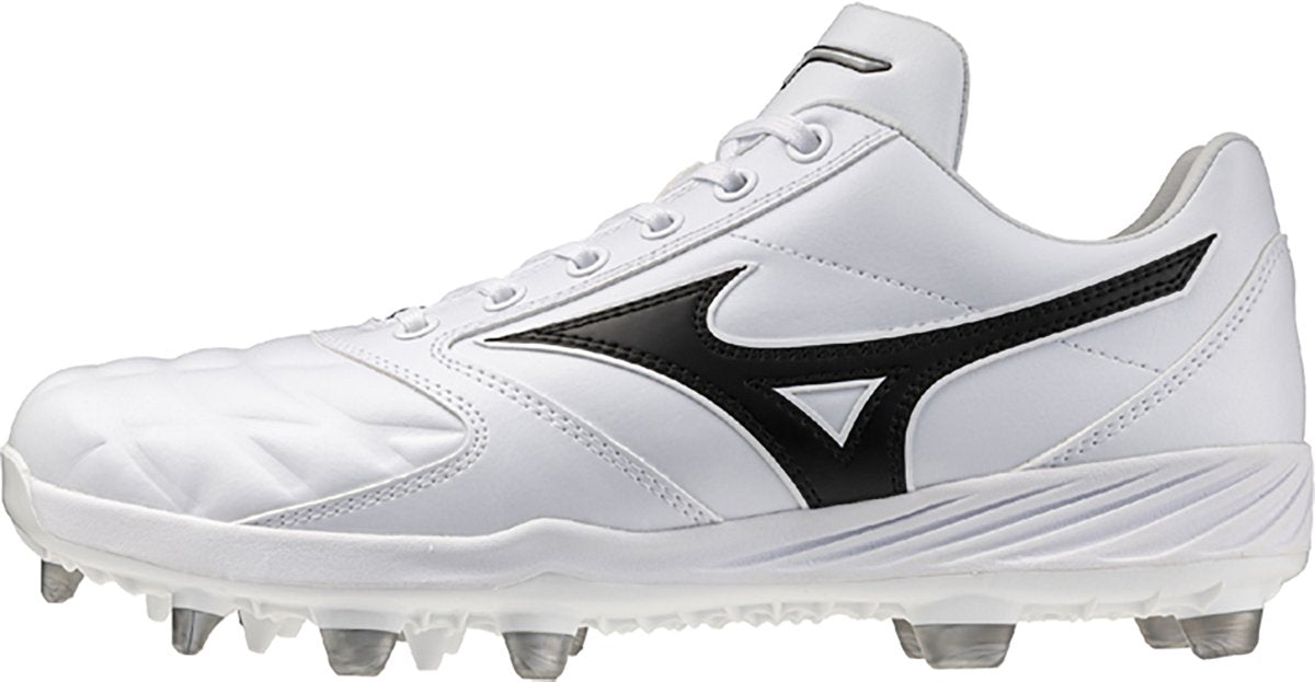 Mizuno 320722 Pro Select Tpu Molded Baseball Cleats - White