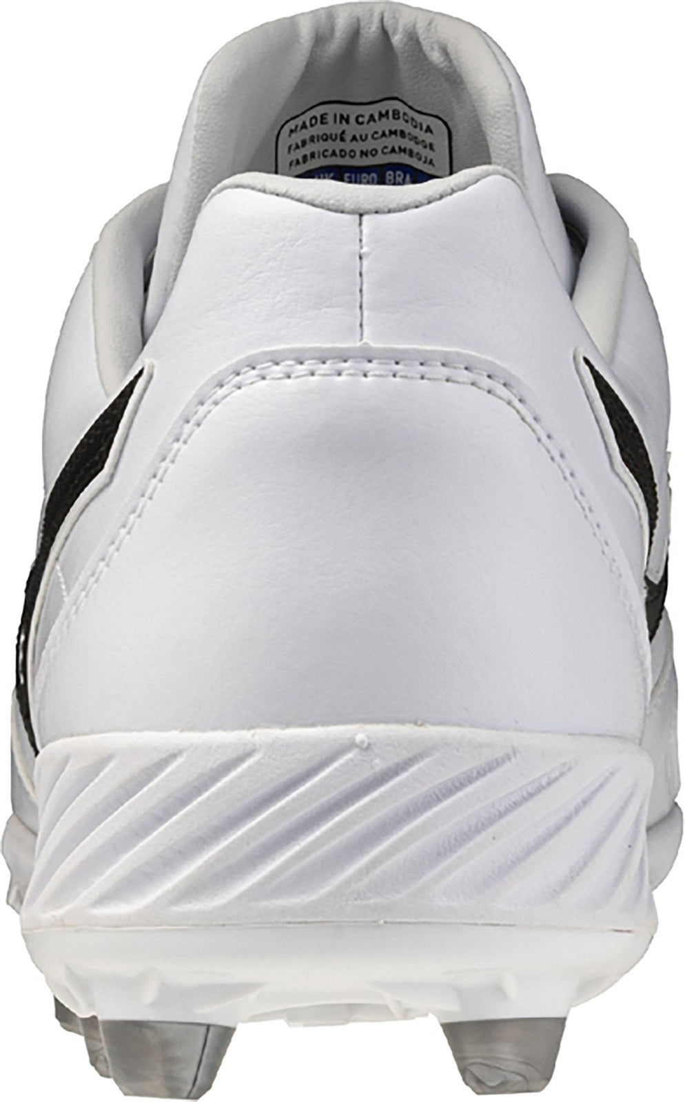 Mizuno 320722 Pro Select Tpu Molded Baseball Cleats - White