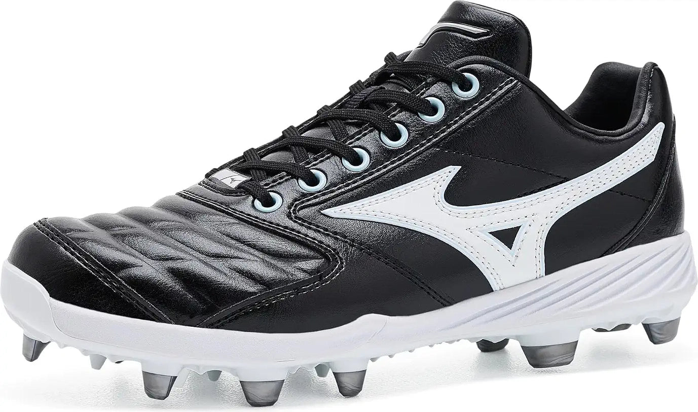 Mizuno 320723 Pro Select Fastpitch Tpu Molded Cleat - Black White