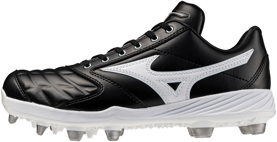 Mizuno 320723 Pro Select Fastpitch Tpu Molded Cleat - Black White