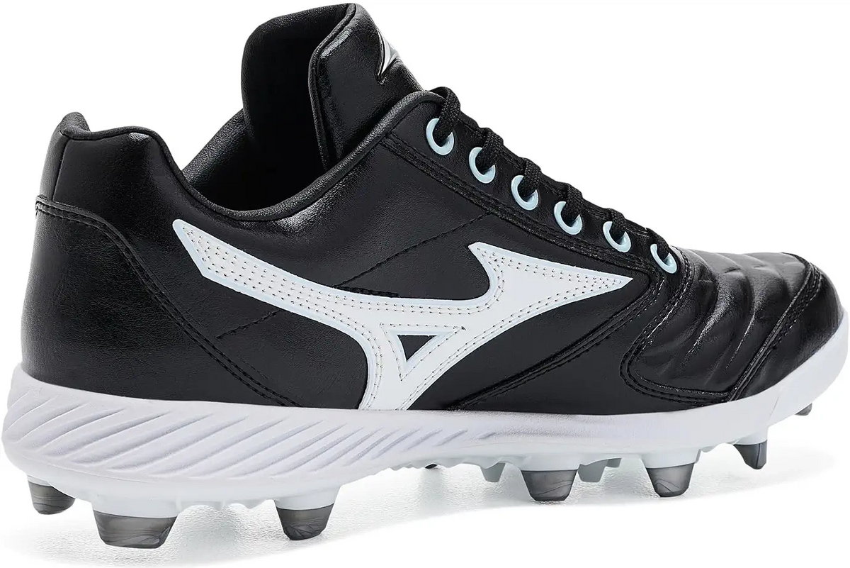Mizuno 320723 Pro Select Fastpitch Tpu Molded Cleat - Black White