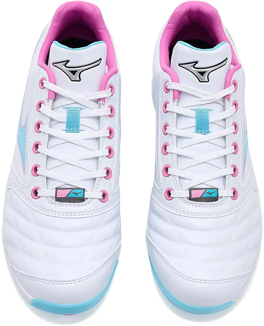 Mizuno 320723 Pro Select Fastpitch Tpu Molded Cleat - White Pink