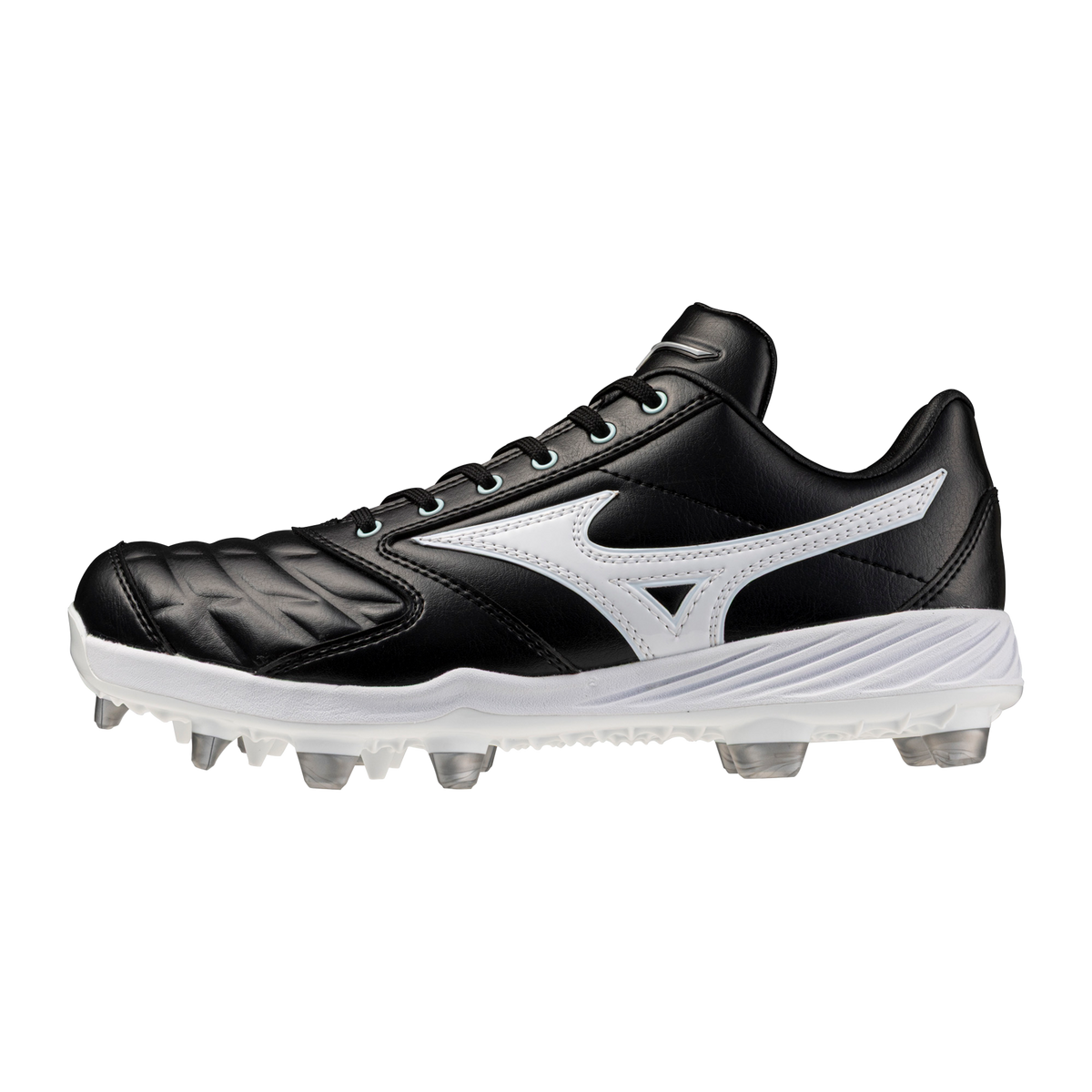 Mizuno 320723 Women’s Pro Select Fastpitch Tpu Softball Cleat - Black White - 10