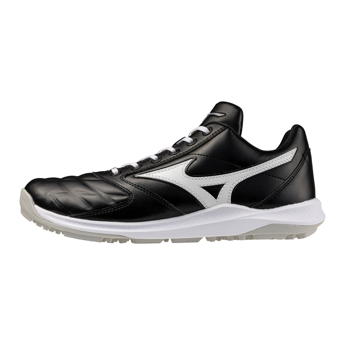 Mizuno 320728 Men’s Pro Select Turf Baseball Cleat Unisex Size - Black White - 9.5