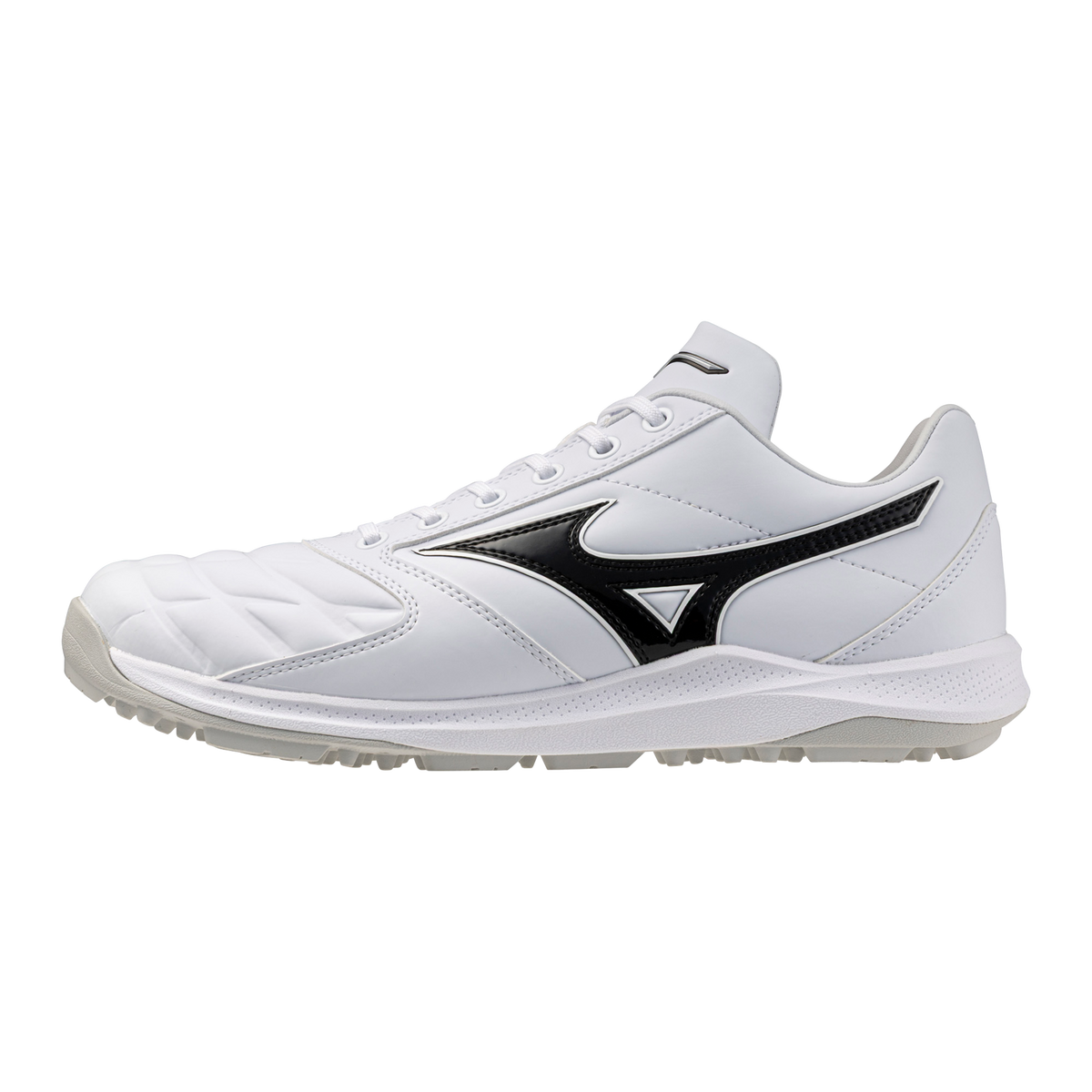 Mizuno 320728 Men’s Pro Select Turf Baseball Cleat Unisex Size - White Black - 9.5