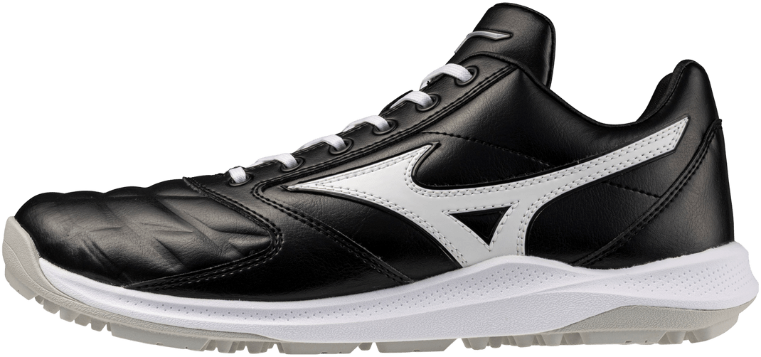 Mizuno 320728 Pro Select Turf Baseball Shoe - Black White