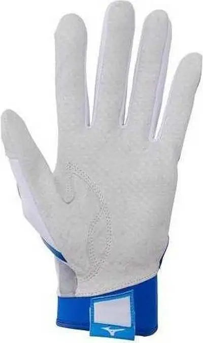 Mizuno 330391 F-257 Women’s Softball Batting Gloves - White Royal