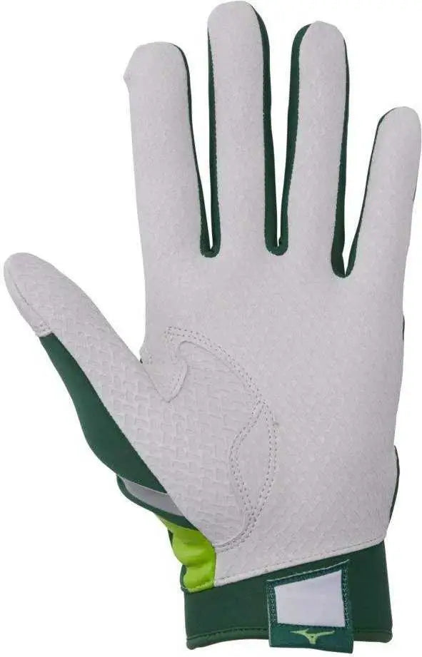 Mizuno 330396 B-303 Batting Gloves - Green Lime