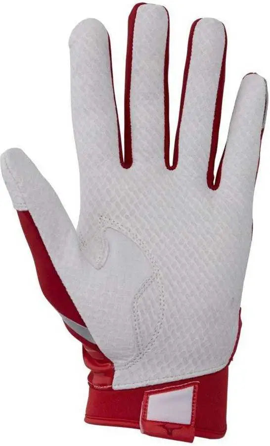 Mizuno 330396 B-303 Batting Gloves - Red Cardinal