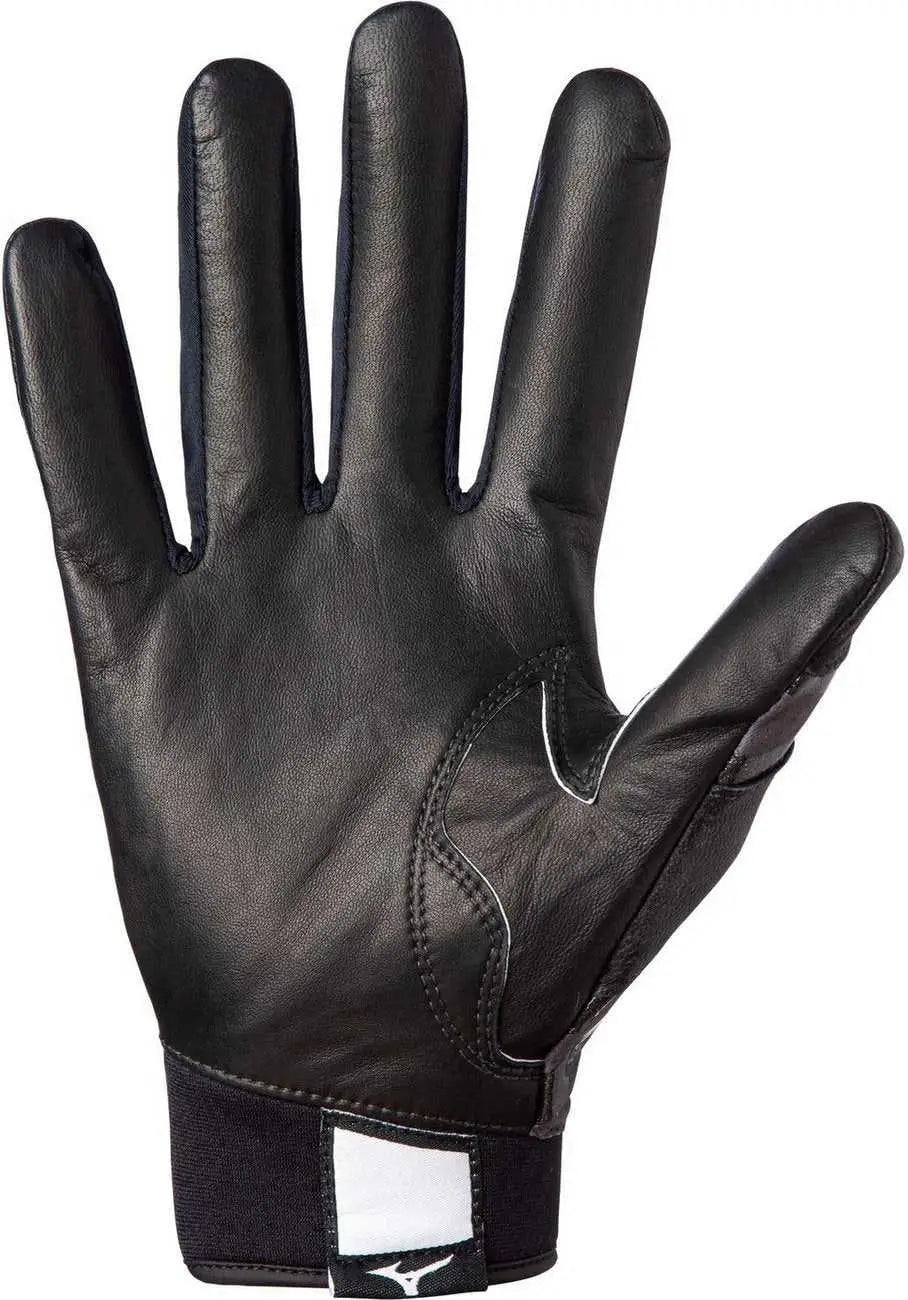 Mizuno 330416 B-303 Pro Adult Baseball Batting Glove - Black