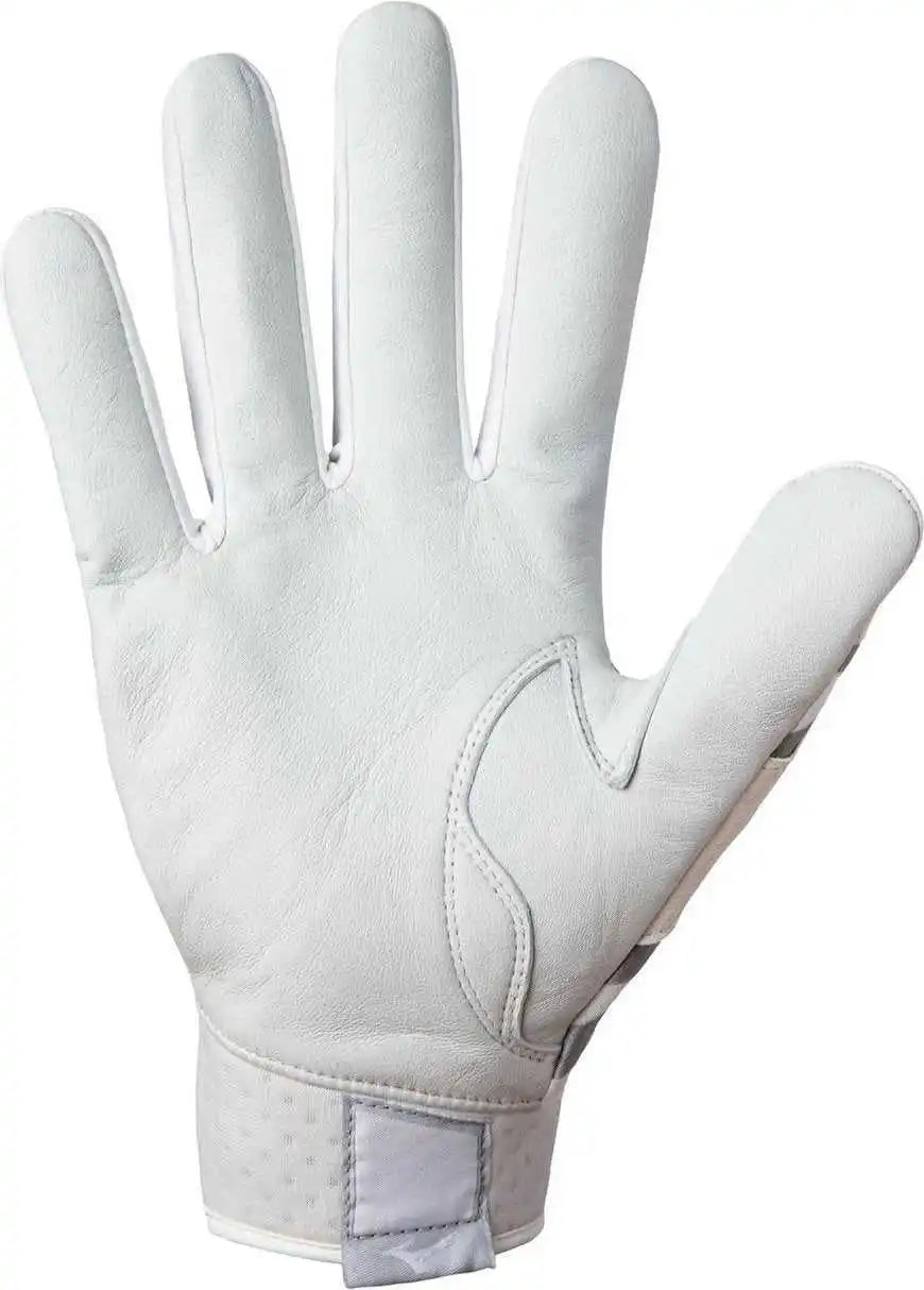 Mizuno 330416 B-303 Pro Adult Baseball Batting Glove - White