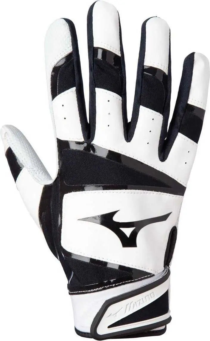 Mizuno 330418 B-303 Youth Baseball Batting Glove - Black