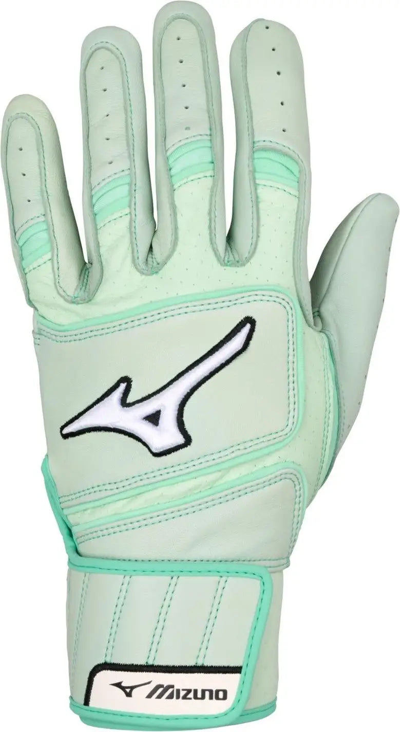 Mizuno 330440 Pro Select Adult Baseball Batting Glove - Mint