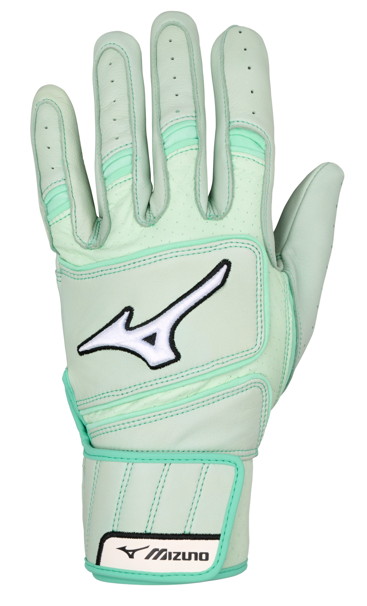 Mizuno 330442 Pro Select Youth Baseball Batting Glove - Mint